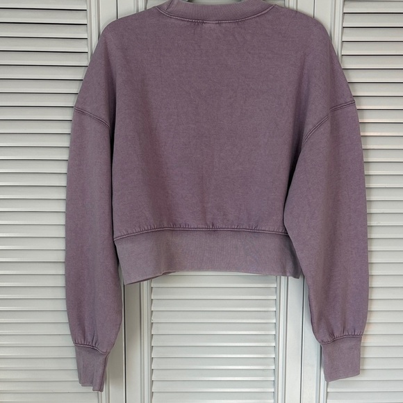 Wild Fable Lavender Cropped Sweatshirt Size XL - Picture 2 of 4